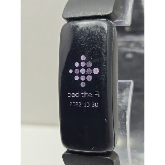Fitbit Inspire 2 Fitness Tracker Black Heart Rate Monitor Tested W/ Charger - Picture 5 of 12